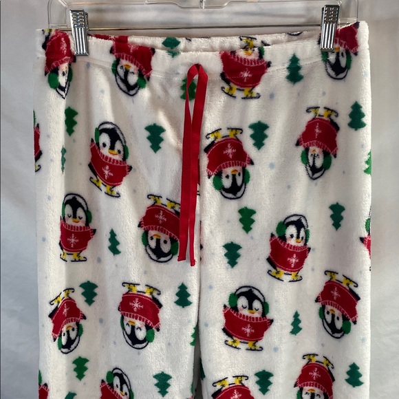 Cozy Penguin Print Pajama Pants - Picture 2 of 8